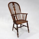 English Windsor Armchair, late 19th century, height 42.5 in — 108 cm