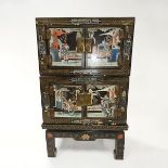 A Chinese Painted and Lacquered Three-Section Cabinet, Late 19th/Early 20th Century, 晚清/民国 彩漆三屉柜, 30