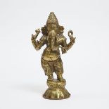 A Bronze Figure of Ganesh, Nepal, 20th Century, height 11.6 in — 29.5 cm