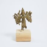 A Gilt Bronze Figure of Durga, South India, 18th Century