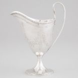 George III Irish Silver Cream Jug, Joseph Jackson, Dublin, 1785, height 6.8 in — 17.2 cm