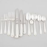 Canadian Silver 'George II Engraved' Pattern Flatware Service, Henry Birks & Sons, Montreal Que., 20