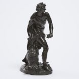 After Gian Lorenzo Bernini (Italian, 1598-1680), DAVID, height 11.8 in — 30 cm