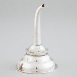 English Silver Wine Funnel, J.B. Chatterley & Sons, Birmingham, 1986, height 4.9 in — 12.5 cm