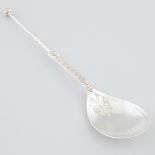 English Silver Celtic 'Iona' Spoon, Alexander Ritchie for Walter Latham & Son, Sheffield, 1923, leng