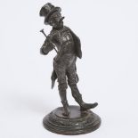 WMF Figural Table Lighter, early 20th century, height 7.9 in — 20 cm