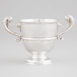 George II Irish Provincial Silver Two-Handled Cup, George Hodder, Cork, c.1750, height 4.7 in — 12 c