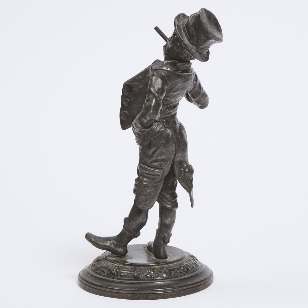 WMF Figural Table Lighter, early 20th century, height 7.9 in — 20 cm - Bild 2 aus 2