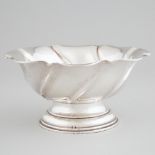 Austro-Hungarian Silver Footed Bowl, Prague, 20th century, height 5.1 in — 13 cm, diameter 10.4 in —