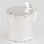 George IV Irish Silver Mustard Pot, William Nolan, for William Law, Dublin, 1824, height 2.6 in — 6.