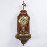 French Ormolu Mounted Boullework Bracket Clock with Bracket, Paris, 19th century, overall height 46.