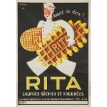 Leon Dupin, (French, 1898-1971), RITA, GAUFRES SÈCHES ET FOURRÉES, 55 x 38 in — 139.7 x 96.5 cm; 57