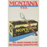 Lode Sebregts (Belgian, 1906-2002), MONTANA TEA, 43.25 x 28.75 in — 109.9 x 73 cm