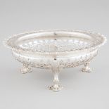 English Silver Pierced Circular Bowl, James Dixon & Sons, Sheffield, 1911, diameter 6.4 in — 16.3 cm