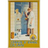 French School, VERNIS & EMAIL OLIAN, 23.5 x 15.75 in — 59.7 x 40 cm
