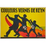 Belgian School, signed Yooluiji, COULEURS VERNIS DE KEYN, 35.5 x 51 in — 90.2 x 129.5 cm