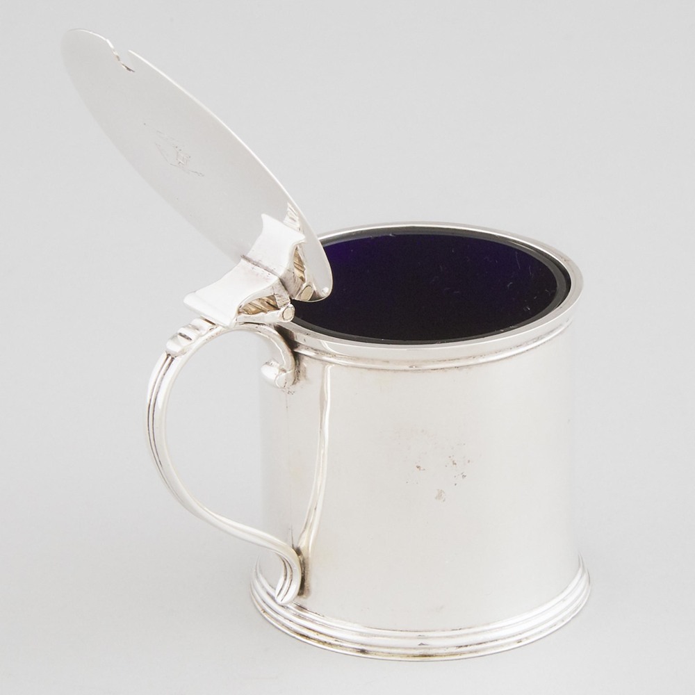 George IV Irish Silver Mustard Pot, William Nolan, for William Law, Dublin, 1824, height 2.6 in — 6. - Image 2 of 2
