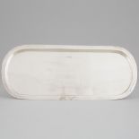 Edwardian Silver Oval Tray, James Deakin & Sons, Sheffield, 1904, length 15.5 in — 39.4 cm