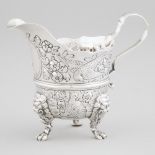 Edwardian Silver Cream Jug, Charles Stuart Harris, London, 1903, height 4.5 in — 11.5 cm