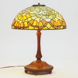 Tiffany Studios, New York, 'Bellflower' Table Lamp, early 20th century, height 20.5 in — 52.1 cm; sh