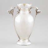 French Art Nouveau Silver Small Vase, Charles Forgelot, Paris, c.1900, height 5 in — 12.6 cm