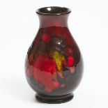 Moorcroft Flambé Grape and Leaf Small Vase, 1930s, height 3.9 in — 10 cm