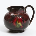 Moorcroft Flambé Grape and Leaf Jug, 1940s, height 4.9 in — 12.5 cm