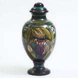 Moorcroft Orchids Lamp Base, c.1945-49, height 12.8 in — 32.5 cm