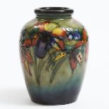 Moorcroft Flambé Orchids Vase, 1930s, height 6.3 in — 16 cm