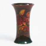 Moorcroft Flambé Orchids Vase, c.1955, height 6.1 in — 15.5 cm