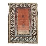 Caucasian Genje Rug, c.1880/90, 3 ft 9 ins x 2 ft 7 ins — 1.1 m x 0.8 m