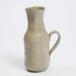 Deichmann Grey Glazed Stoneware Jug, Kjeld & Erica Deichmann, c.1950, height 8.9 in — 22.5 cm