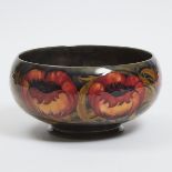 Moorcroft Poppy Bowl, c.1925, height 5.7 in — 14.6 cm, diameter 11.2 in — 28.5 cm