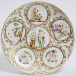 'Naples' Charger, c.1900, diameter 14.6 in — 37 cm