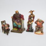 Four Royal Doulton Figures, 20th century, largest height 10.2 in — 26 cm (4 Pieces)