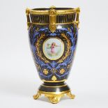 Paris Porcelain Vase, late 19th century, height 16.3 in — 41.5 cm