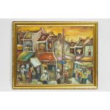 Le Thanh Son (Vietnamese, 1962-), Street Scene, frame 31.3 x 39.4 in — 79.4 x 100 cm