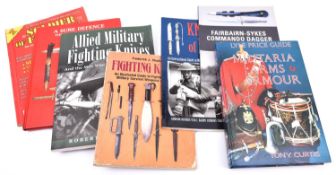 "Allied Military Fighting Knives" by Buerlein; "Fighting Knives" by Stephens; "Knives of War", by