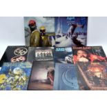 10x 12" vinyl records of mainly 1970s/80s mainstream rock and pop including: Ozzy Osbourne; Blizzard