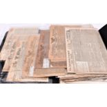 A collection of mainly 19th Century newspapers and periodicals including The Times for Thursday 18