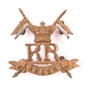 A Victorian cap/collar badge of The Reserve Regiment of Lancers, with 4 lugs. GC £50-60