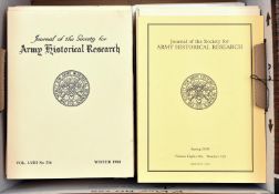 "Journal of the Society for Army Historical Research", a large quantity circa late 1990s to 2010,