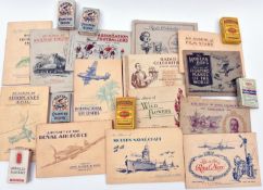 A large quantity of cigarette cards in albums, loose and for sorting. Including 15x set albums;