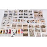 30+ cigarette card sets of complete or substantial runs Most presented in slip pages for albums