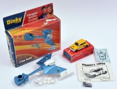 Dinky Toys Klingon Battle Cruiser (357). In metallic light blue and white complete with the white