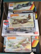 8 Matchbox and Airfix unmade 1:72 scale Kits. 7x Matchbox- Avro Lancaster, Boeing B17G Flying