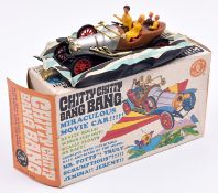 A scarce Mattel Inc Chitty Chitty Bang Bang 'Miraculous Movie Car'. A period piece, made of coloured