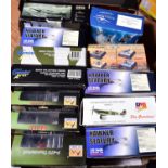 12 die-cast 1:72 scale aircraft by various makers. 4x Sky Guardians - 3x Hawker Sea Fury, FB.II