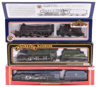 3x OO gauge tender locomotives. A Bachmann Branch-Line BR Class 4 4-6-0, 75073, in lined black