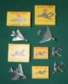 5 Dinky Toys Aircraft. D.H.110 Sea Vixen Fighter (738). P.1B Lightning Fighter (737), Gloster